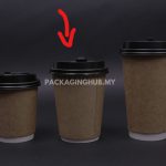 PAPER HOT CUP 12 OZ DOUBLE WALL + RECLOSABLE LID