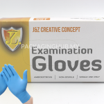 NITRILE EXAMINATION GLOVES (L) - BLUE