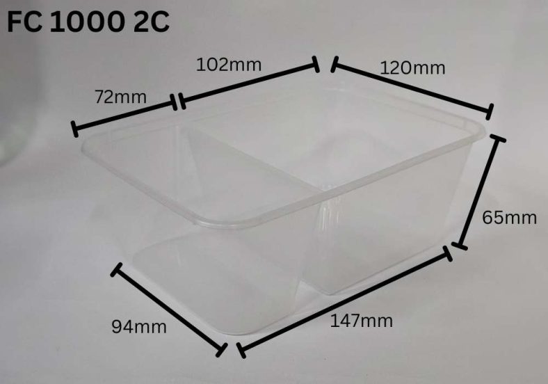 FF/FR 750ml / 1000ml 2Compartment - Image 3