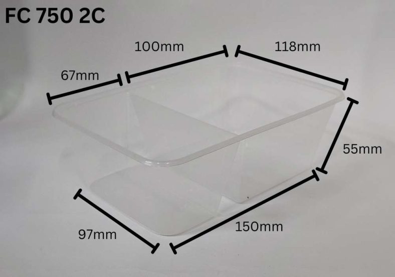 FF/FR 750ml / 1000ml 2Compartment - Image 2