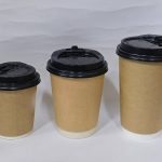 (PREMIUM) PAPER HOT CUP 8oz / 12oz / 16oz KRAFT BROWN DOUBLE WALL + RECLOSABLE LID [Update Feb'25]