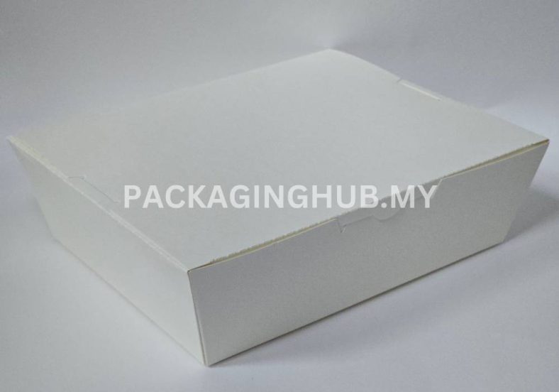 PAPER LUNCH BOX WHITE XL T230*187mm B200*160mm H65mm [Update Jan'25] - Image 4