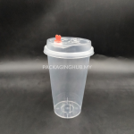 INJECTION PP CUP 16 OZ (90 ML) (WITH CLEAR LID)