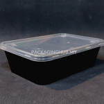 750ml BLACK RECTANGULAR CONTAINER (TEKA/FF) [Update Jun'23]