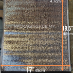METALIZED COOLER BAG FOAM ADHESIVE 17X18.5" (450X480MM+47MM)