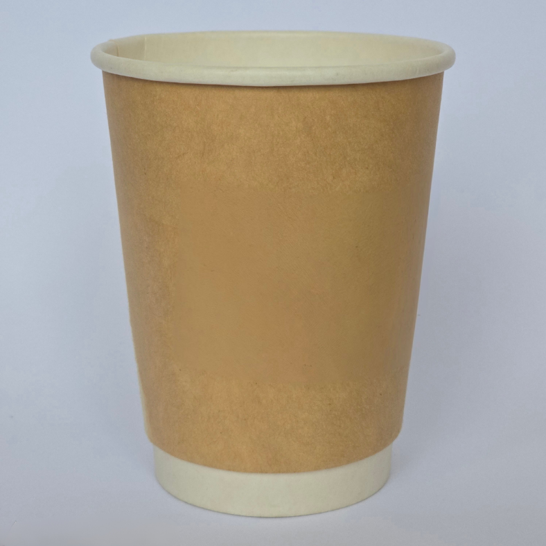 PAPER HOT CUP 12 OZ KRAFT/BROWN DOUBLE WALL [Update Dec'24] - Image 2