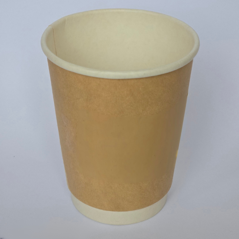 PAPER HOT CUP 12 OZ KRAFT/BROWN DOUBLE WALL [Update Dec'24]