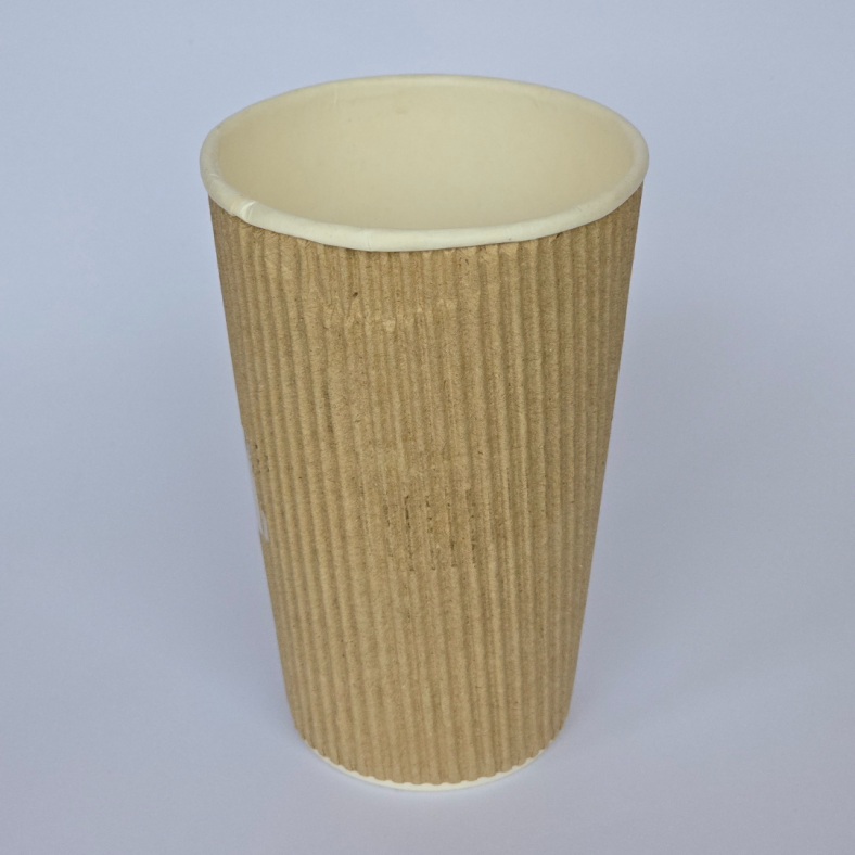 RIPPLE BROWN HOT CUP 16 OZ KRAFT [Update Dec'24] - Image 3