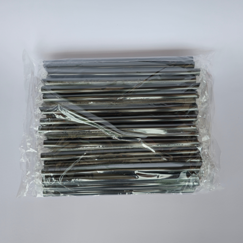 PLASTIC STRAW GIANT (8") BLACK SHARP WRAP (11 MM x 200 MM) [Update Dec'24]