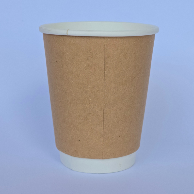 PAPER HOT CUP SW 8 OZ KRAFT/BROWN DOUBLE WALL [Update Dec'24] - Image 2