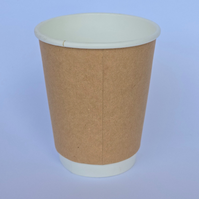 PAPER HOT CUP SW 8 OZ KRAFT/BROWN DOUBLE WALL [Update Dec'24]