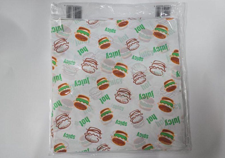 BURGER PAPER WRAP 12 x 12" (PRINTED) [Update Jan'25]