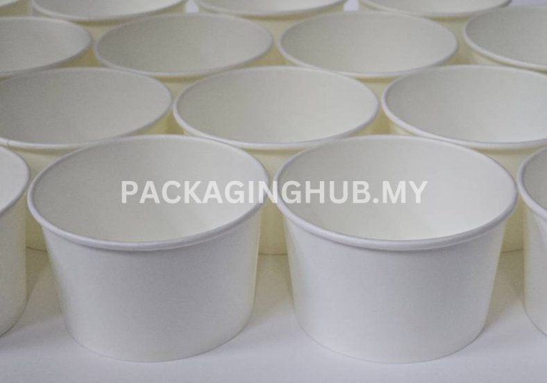 PAPER BOWL 148 ML / 5 oz WHITE SAMPLING CUP APB PAB [Update Jan'25]