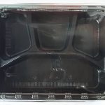 BENXON BX FC 3 (4Compartment) BLACK BASE + CLEAR LID