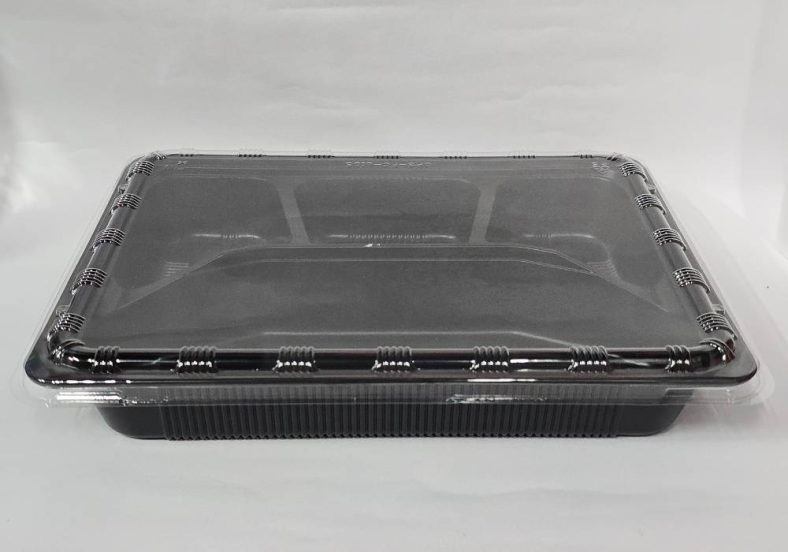 BENXON BX FC 3 (4Compartment) BLACK BASE + CLEAR LID - Image 4