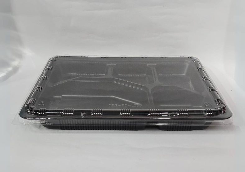 BENXON BX FC 4 (5Compartment) BLACK BASE + CLEAR LID - Image 4