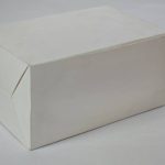 CAKE CARRY BOX 4x6x3" WHITE W100 x L153 x H77mm