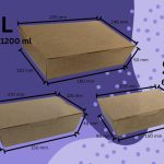 KRAFT BROWN (S / M / L) PAPER LUNCH BOX (BIG THREE PREMIUM QUALITY)