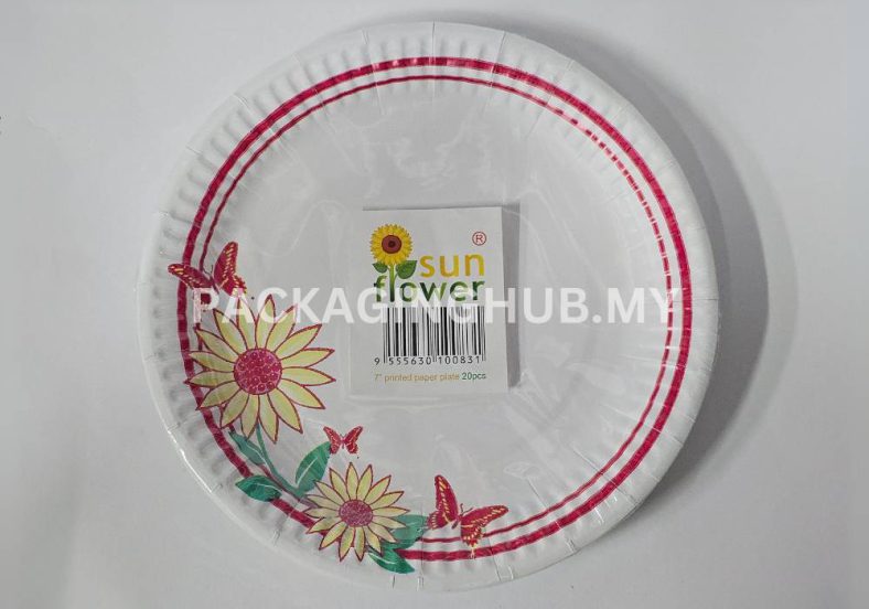 PAPER PLATE PLAIN 7" PRINTED [Update Jan'25]