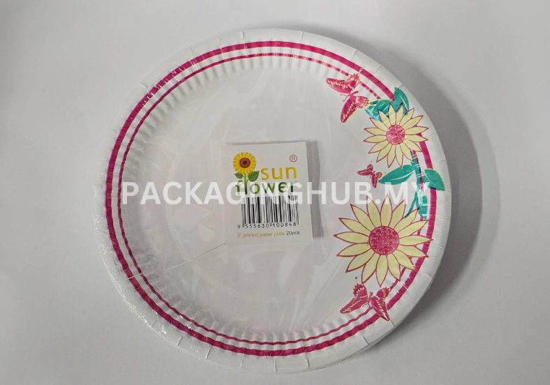 PAPER PLATE PLAIN 8" PRINTED [Update Jan'25]