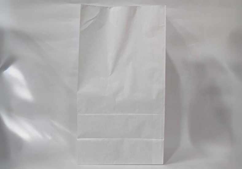 SOS #12 WHITE PAPER BAG (H300 x W178 x D112mm) - Image 3