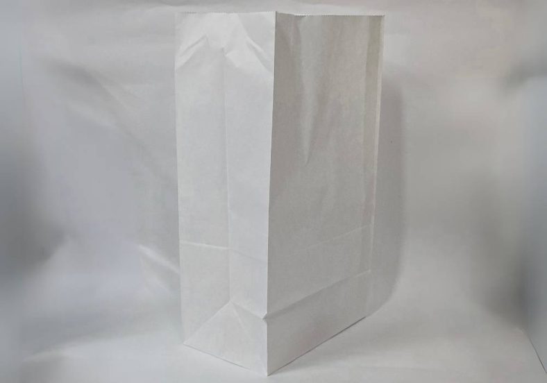 SOS #12 WHITE PAPER BAG (H300 x W178 x D112mm)