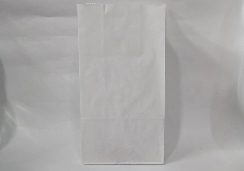 SOS #4 WHITE PAPER BAG (H245 x W127 x D77mm) - Image 2