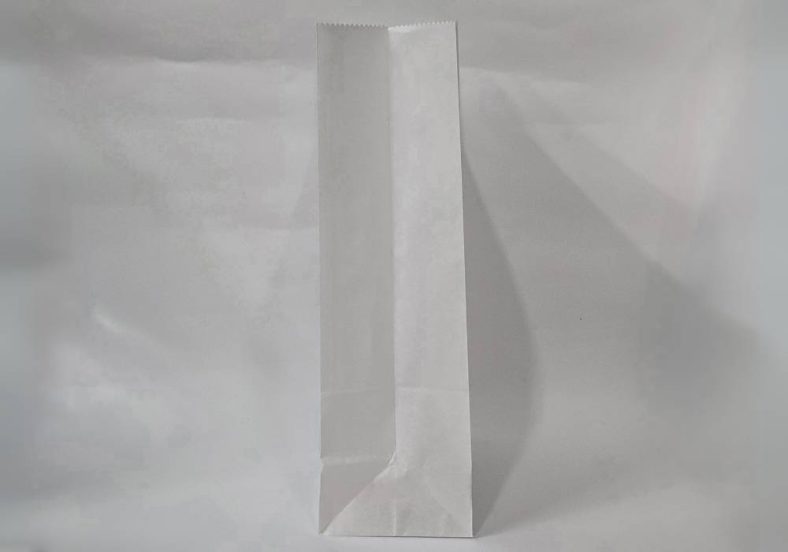 SOS #4 WHITE PAPER BAG (H245 x W127 x D77mm) - Image 3