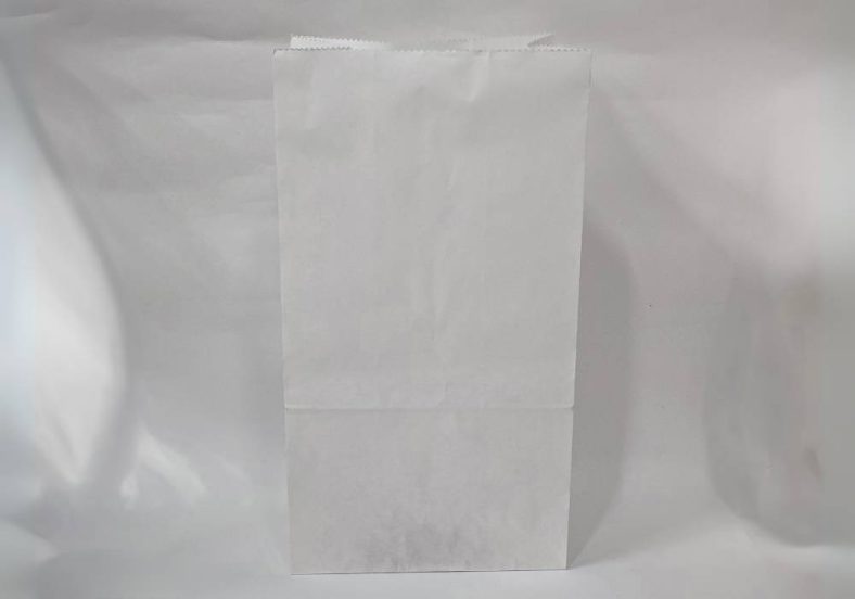 SOS #6 WHITE PAPER BAG (H273 x W151 x D91mm) - Image 2