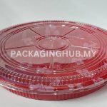 YEE SANG TRAY OK 5 YS 5 TRAY RED + LID (Top Ø13.5"~14") 46mmH [Update Jan'25]