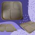 CORNSTARCH LUNCH BOX 3C / 4C Compartment