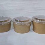 HOT PAPER BOWL (BROWN) 780ml / 850ml / 1000ml + LID