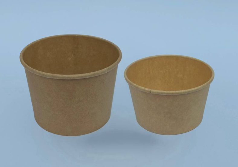 HOT PAPER BOWL (BROWN) PAB 390ml / 520ml + LID [Update Feb'25]