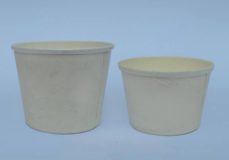 HOT PAPER BOWL (WHITE) PAB 390ml / 520ml + LID [Update Feb'25]