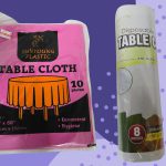 TABLE CLOTH WHITE / PINK