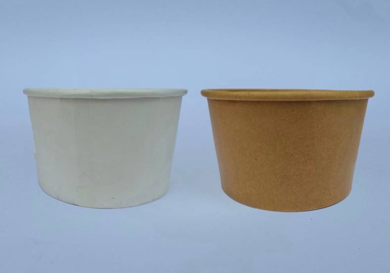 HOT PAPER BOWL PAB 650ml WHITE/ BROWN + LID [Update Feb'25] - Image 3