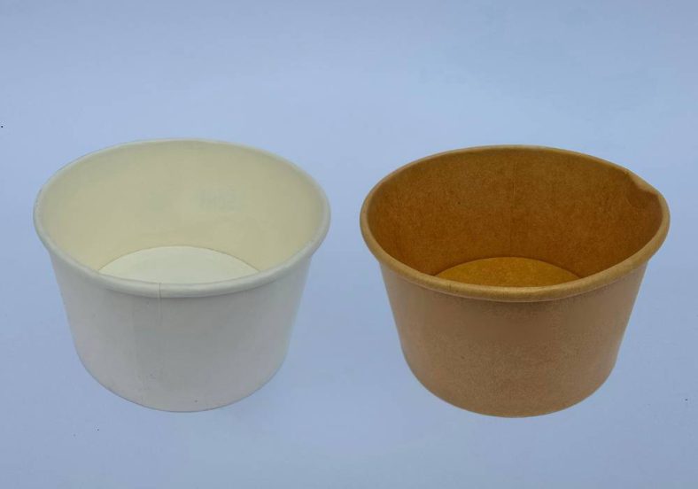 HOT PAPER BOWL PAB 650ml WHITE/ BROWN + LID [Update Feb'25] - Image 2