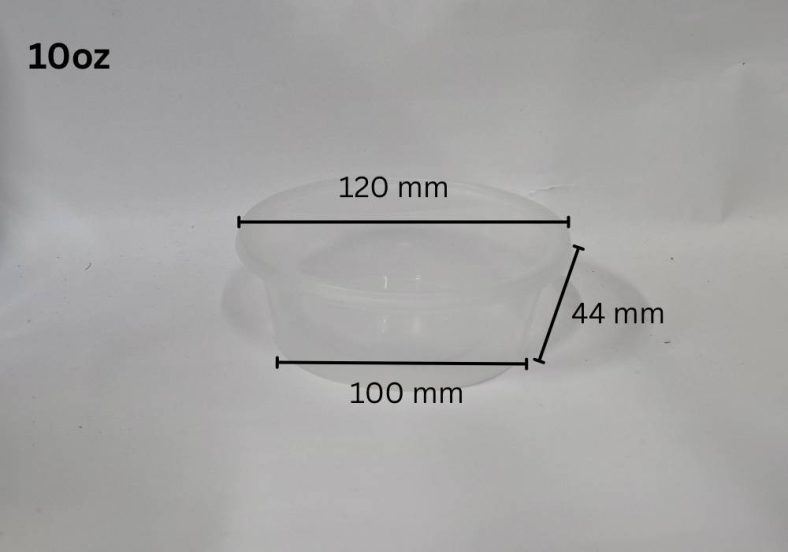 ROUND CONTAINER 8oz / 10oz / 12oz / 16oz / 20oz / 25oz / 30oz + LID - Image 3
