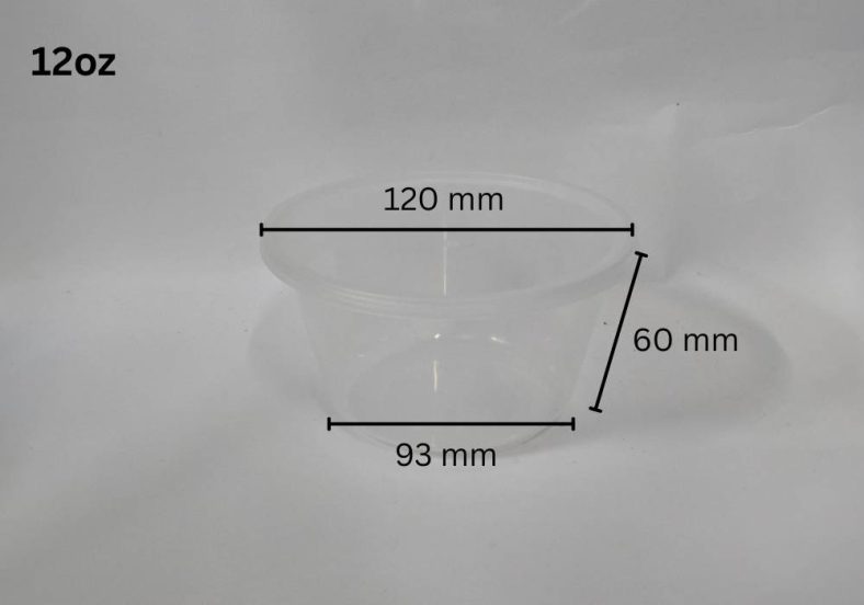 ROUND CONTAINER 8oz / 10oz / 12oz / 16oz / 20oz / 25oz / 30oz + LID - Image 4